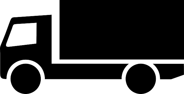 Černobílá dodávka